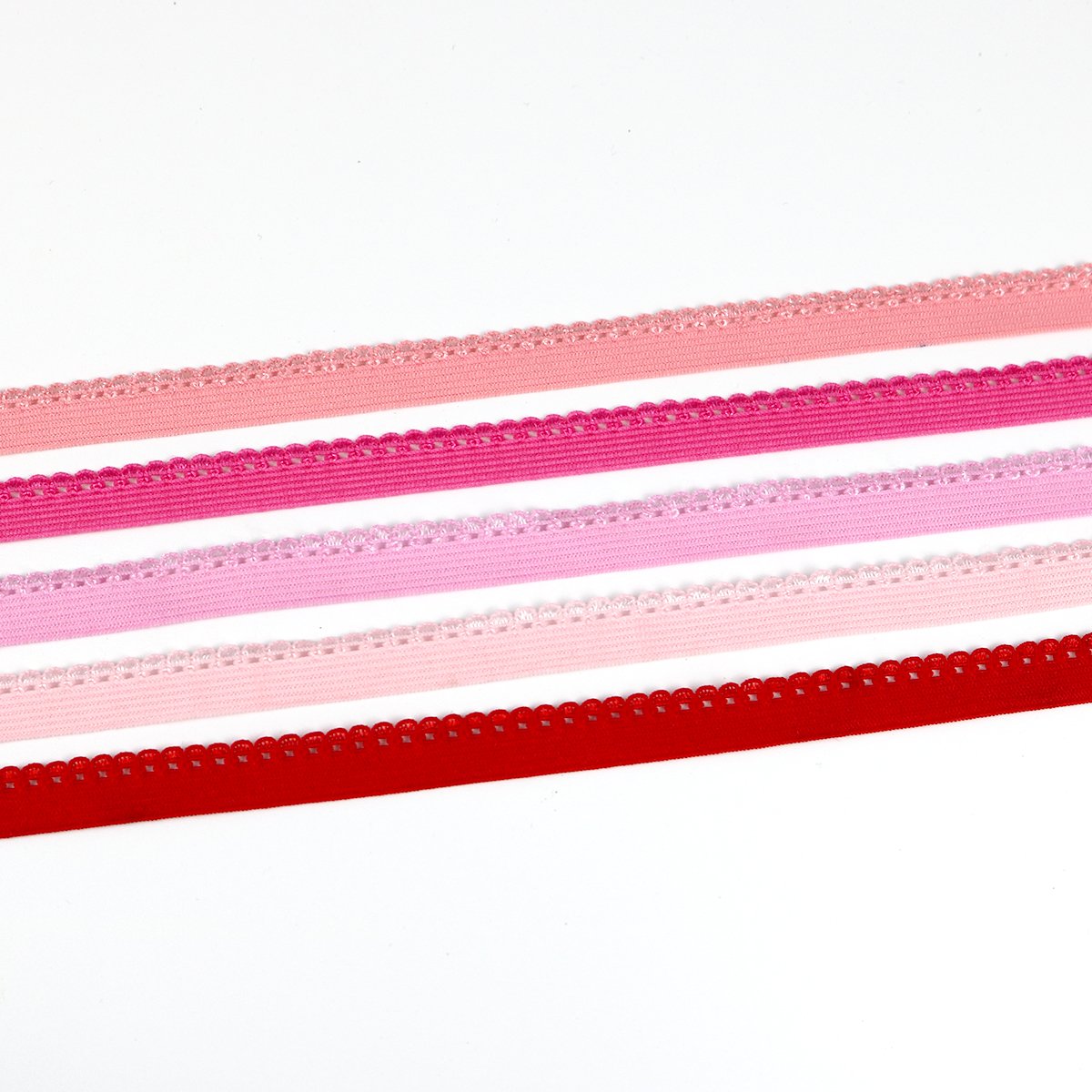 Wholesale custom width elastic band girl underwear elastic tapes lace shoulder strap