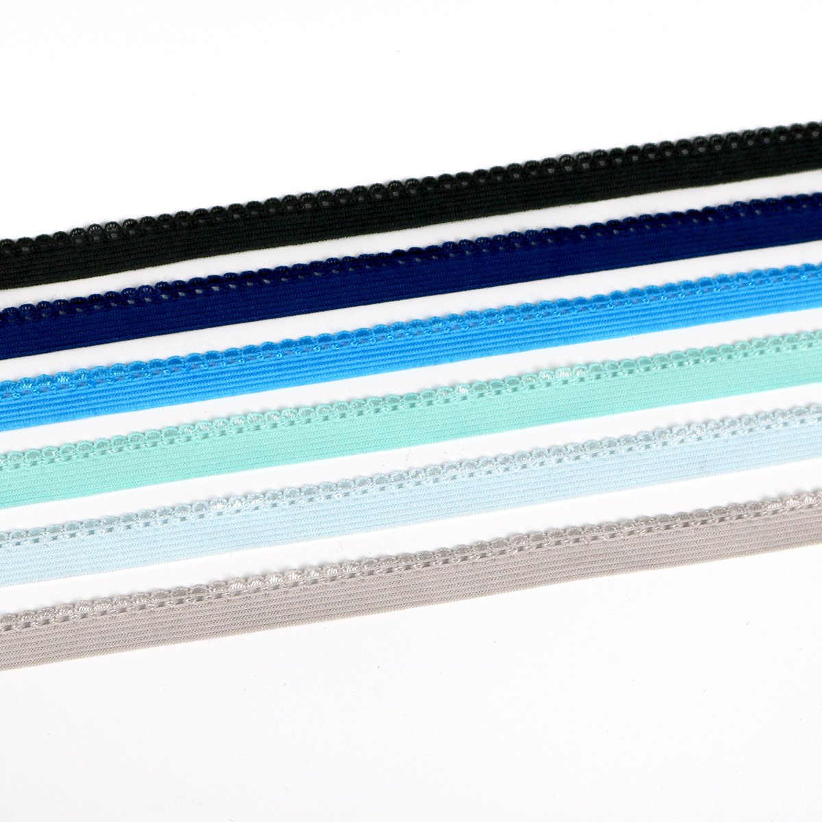 Wholesale custom width elastic band girl underwear elastic tapes lace shoulder strap