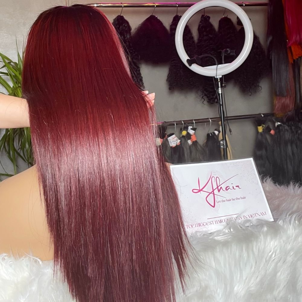 Super Hot WholeSale Vietnamese 100% Real Remy Hair Soft Hd Full Frontal Lace Lace Human Wigs
