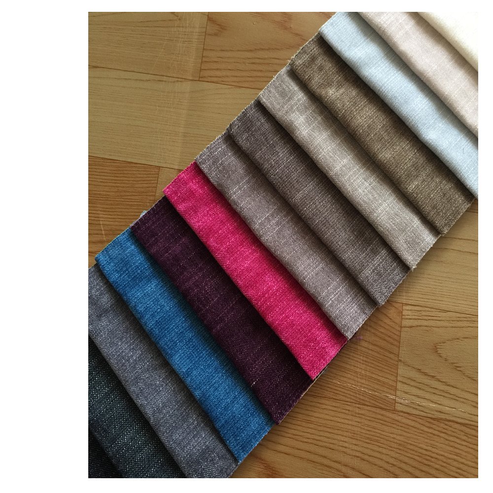 cheap polyester viscose cotton jute fabric wholesale home textile fabric