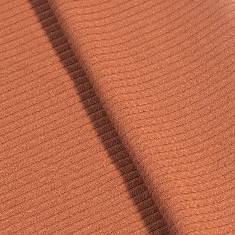 Good Price Knit Polyester Spandex Fabric Winter Plain Dyed Spandex Fabric Thick Ribbed Yoga Rib Fabric for Sports suit