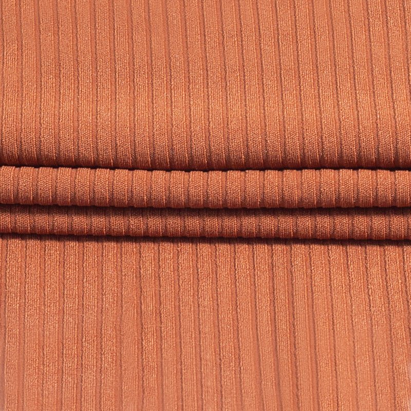 Good Price Knit Polyester Spandex Fabric Winter Plain Dyed Spandex Fabric Thick Ribbed Yoga Rib Fabric for Sports suit