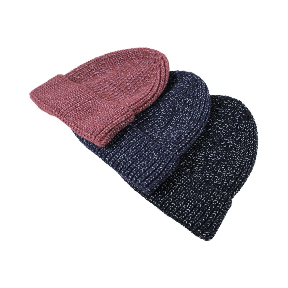 Unisex Winter Knitted Warm Hat Wholesale Custom Glow Dark Reflective Rib Beanie Waterproof Cartoon Character Pattern Beach Use