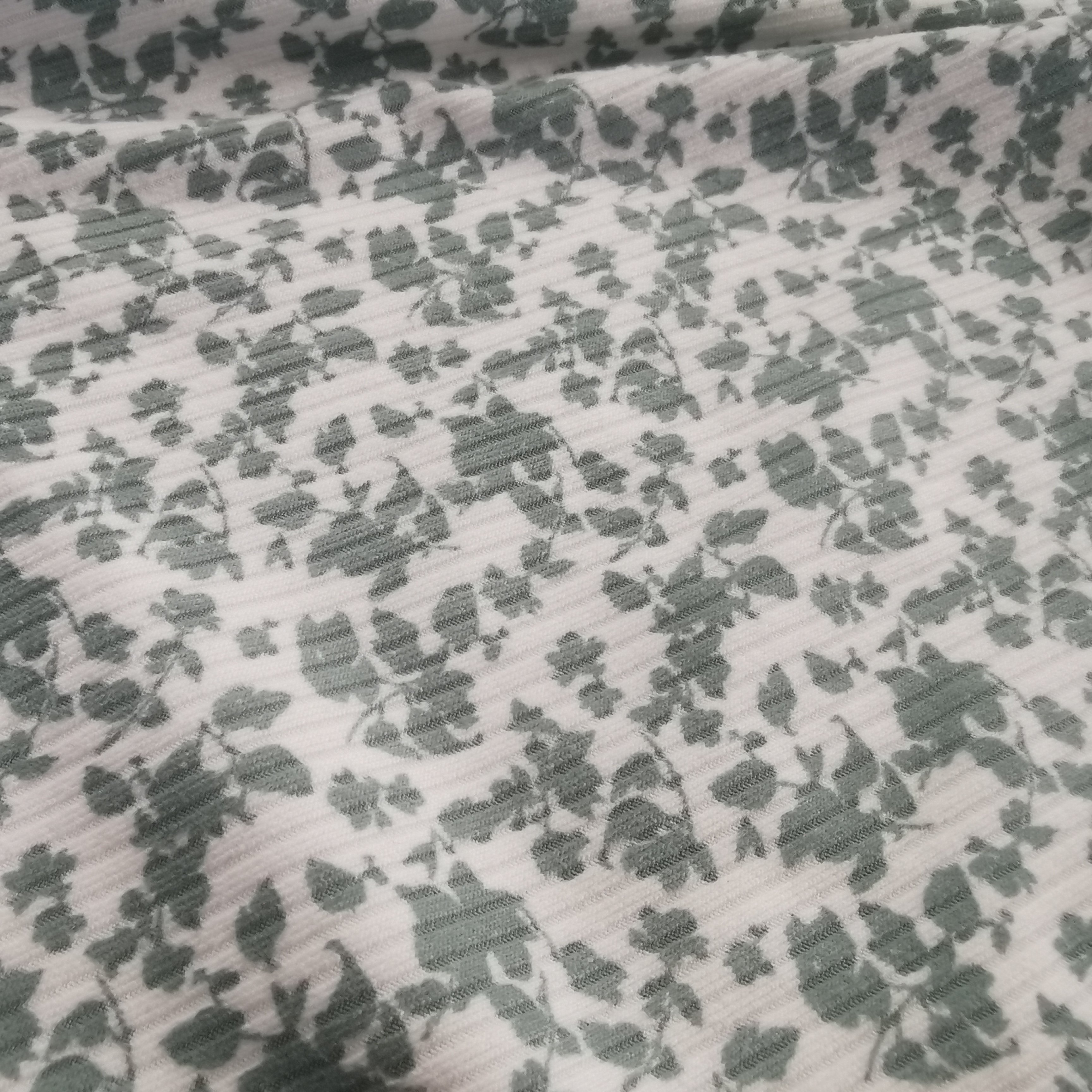 wholesale print rib fabric 4*2 rib knitting polyester for cuff