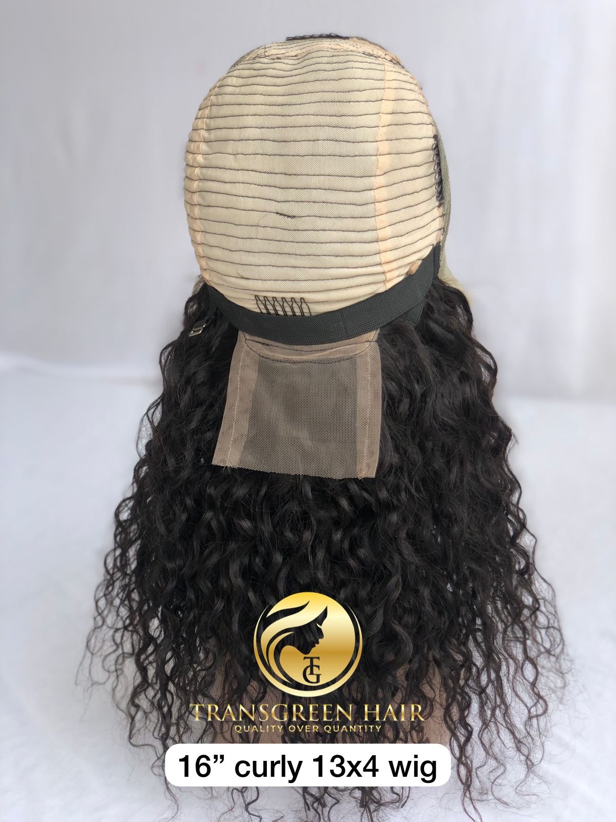 Export Top Quality Raw Indian Temple Virgin Wholesale 16' Natural Curly 13x4 Hd Lace frontal Wig For Black Women Indian Supplier