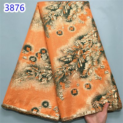 Royal Blue African Brocade Lace 2024 Latest French Lace Fabric Hot Sale Lace Embroidery Jacquard Tissue For Wedding Sew3876