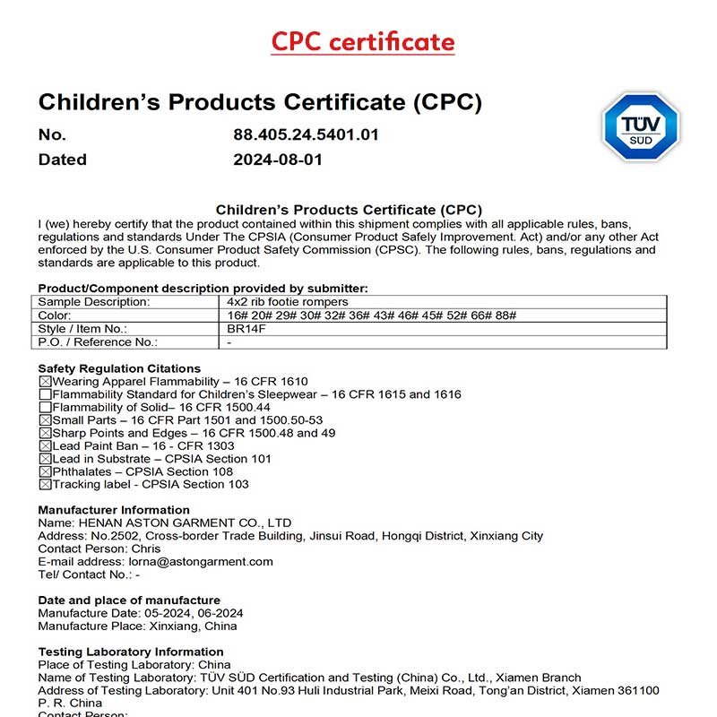 Wholesale CPC Certificate 12 Colors with Match Color Headband Hat Organic Cotton Baby Layette Infant Clothing Romper Baby Grow