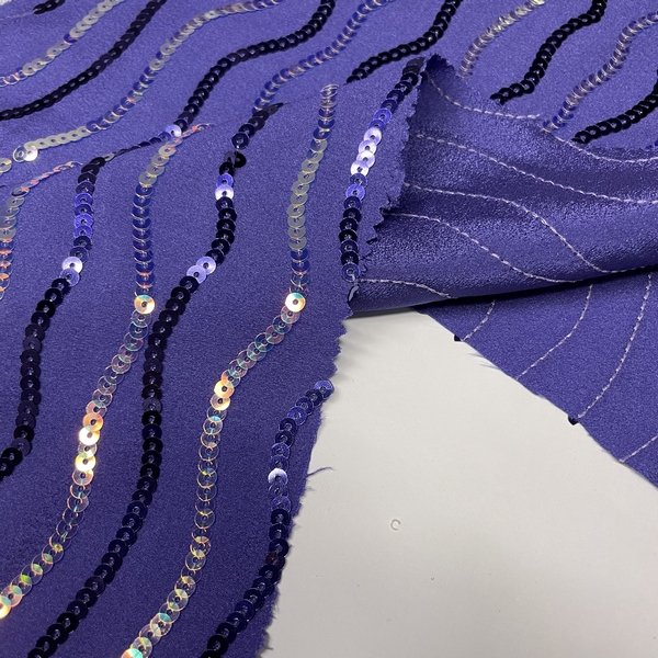 embroidery fabrics 3D wholesale floral sequin tulle french style luxury fabrics for wedding dress