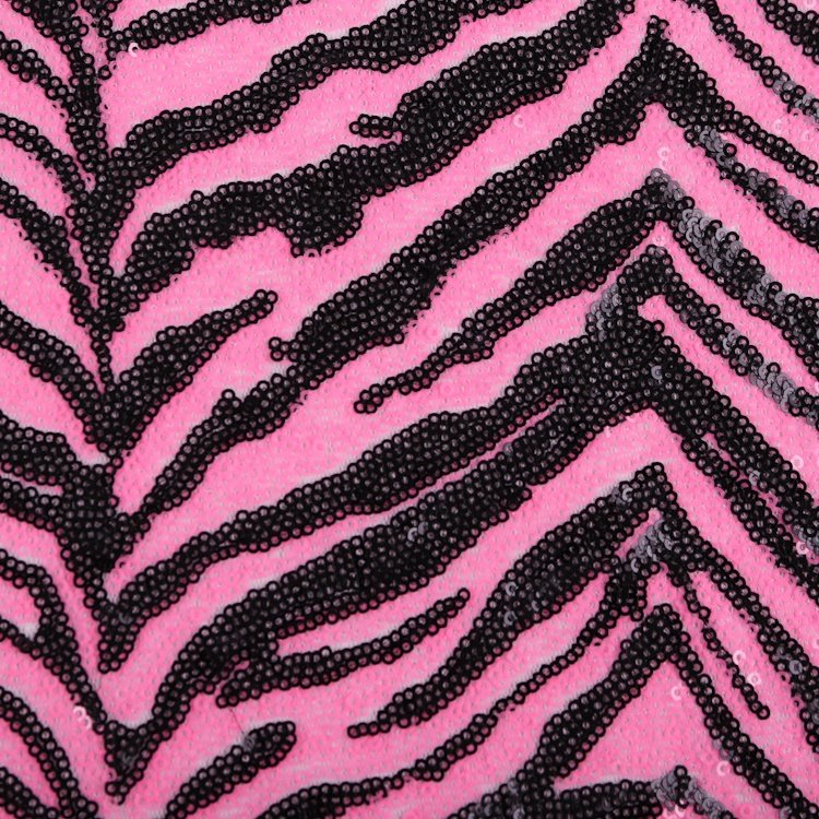 2022 zebra fabric zmesh paillettes tissus embroidery sequin net embroidery fabric S-4710