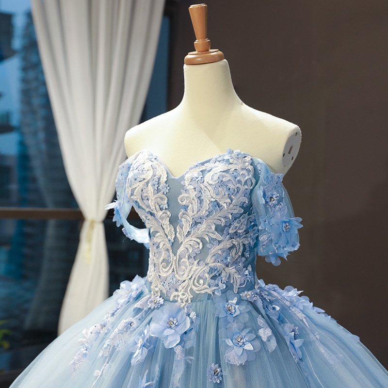 ecoparty Fashion Summer Lady Ball Gown Colorful Tulle Evening Gowns Top Quality Lace Chiffon Maxi Length Evening Dresses