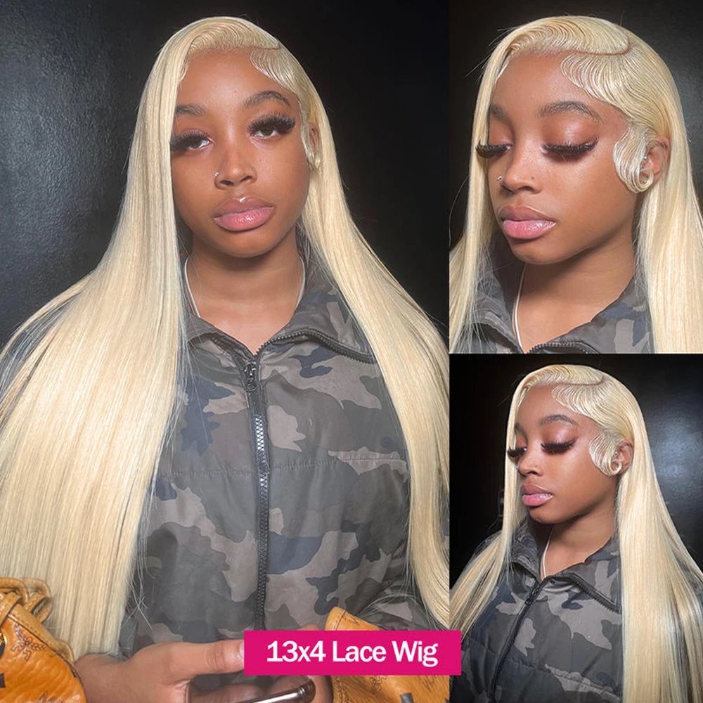 28inch Full Lace Frontal Virgin Brazilian Hair Blonde Lace Wigs Wholesale Transparent Lace Front Human Hair Wigs For Black Women