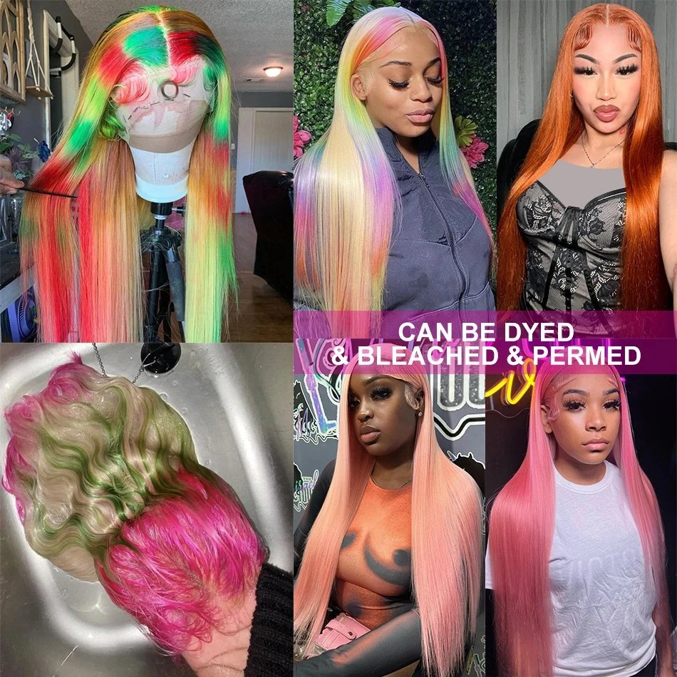 28inch Full Lace Frontal Virgin Brazilian Hair Blonde Lace Wigs Wholesale Transparent Lace Front Human Hair Wigs For Black Women