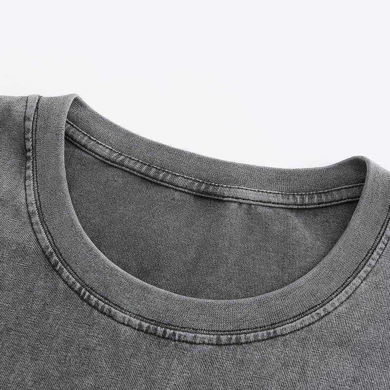 Mens 100% Cotton Boxy Fit Blank T-shirt Heavyweight 270gsm Custom Tee Logo Streetwear Boxy T Shirt Printed Embroidered T shirts