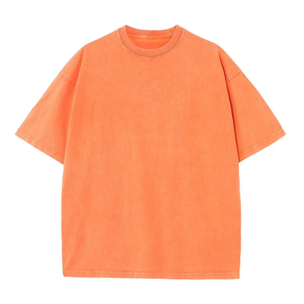 Mens 100% Cotton Boxy Fit Blank T-shirt Heavyweight 270gsm Custom Tee Logo Streetwear Boxy T Shirt Printed Embroidered T shirts