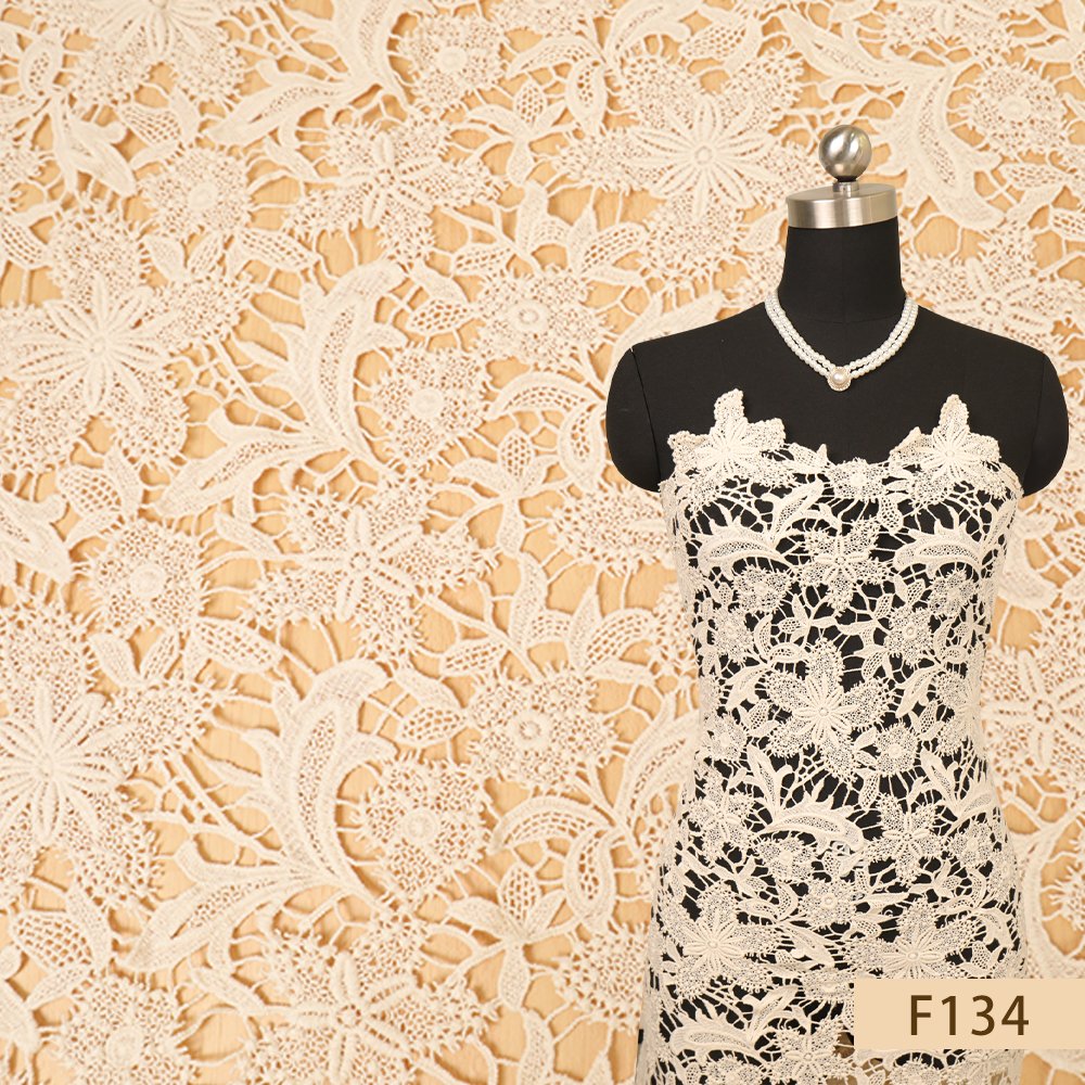 luxury competitive price brocade lace fabric embroidery from manufacturer wholesale handmade swiss voile 3d flower lace fabric