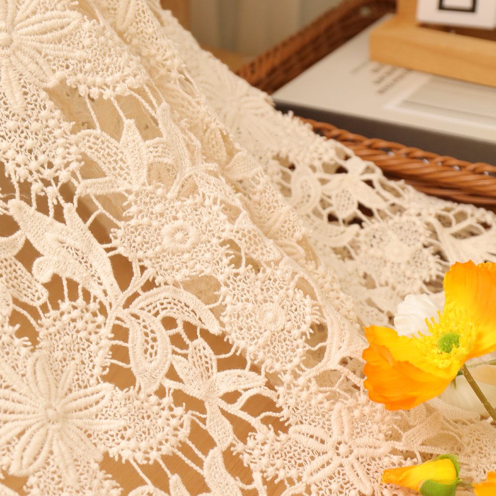 luxury competitive price brocade lace fabric embroidery from manufacturer wholesale handmade swiss voile 3d flower lace fabric
