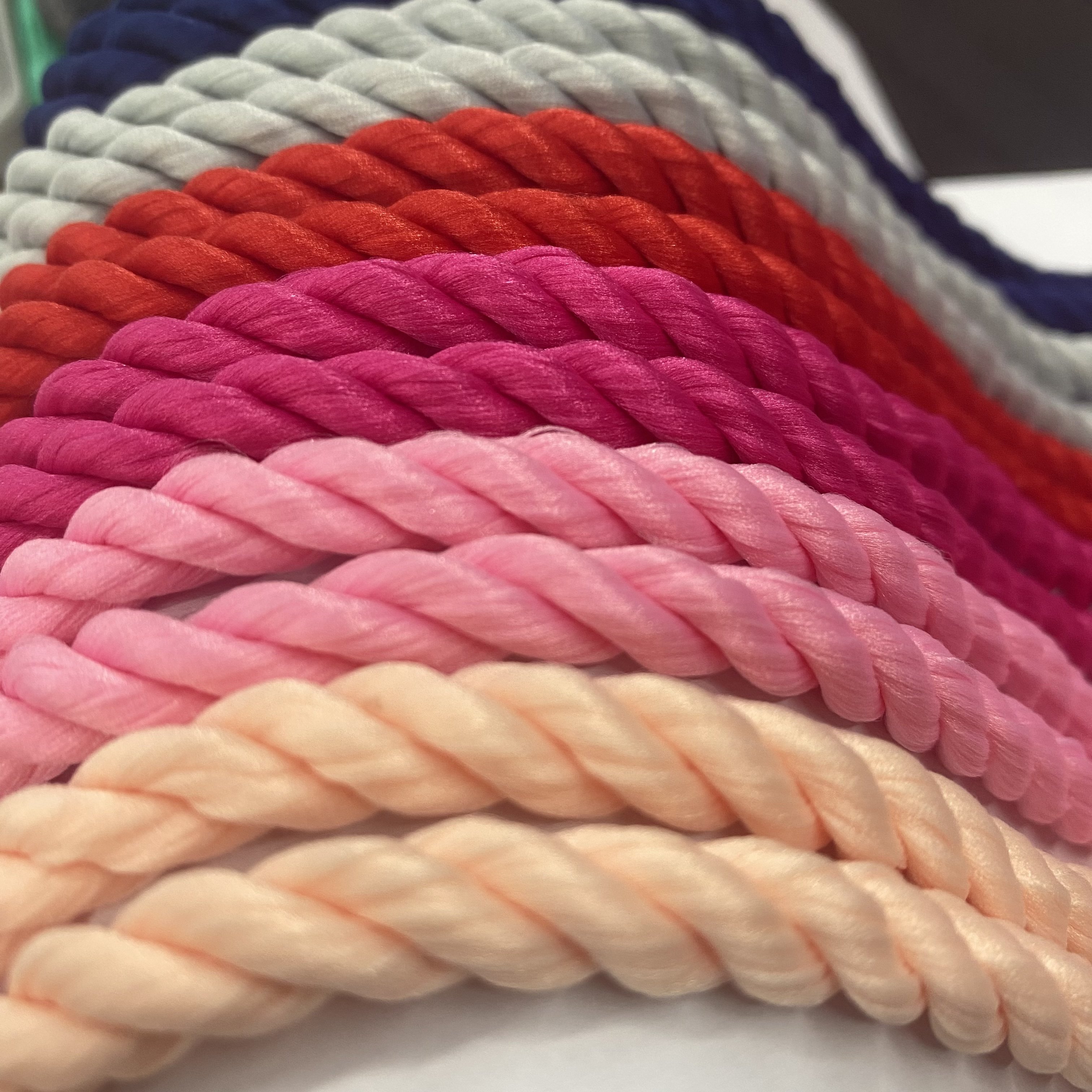 custom macrame Decorative sneaker thick round twisted 7mm shoe lace cord rope shoelace