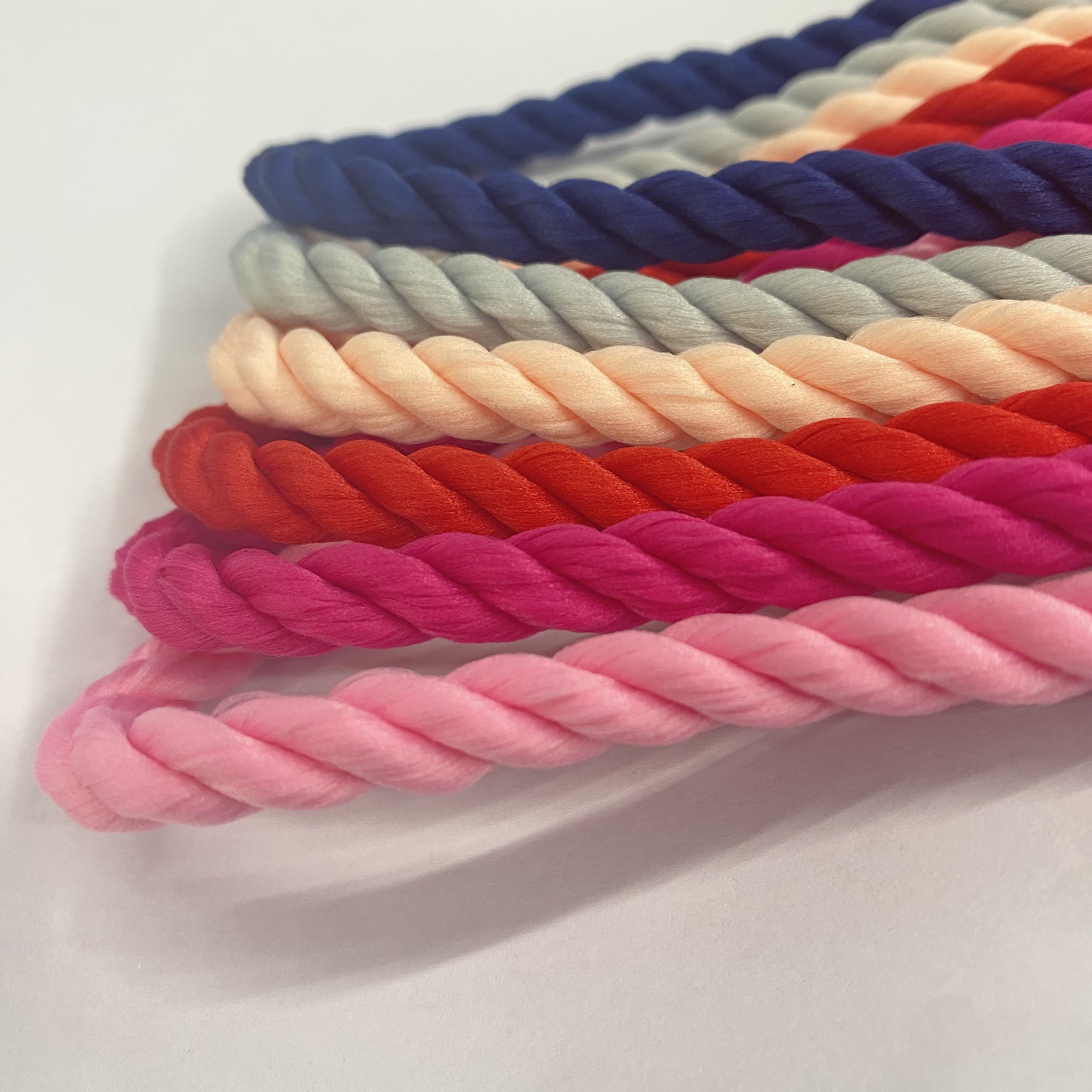 custom macrame Decorative sneaker thick round twisted 7mm shoe lace cord rope shoelace