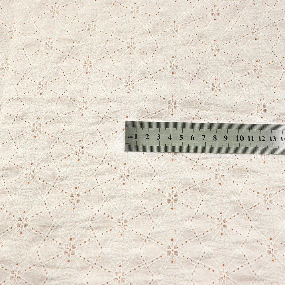 2023 New Cotton Lace Fabric White Cotton Embroidery Fabric For Women Clothes