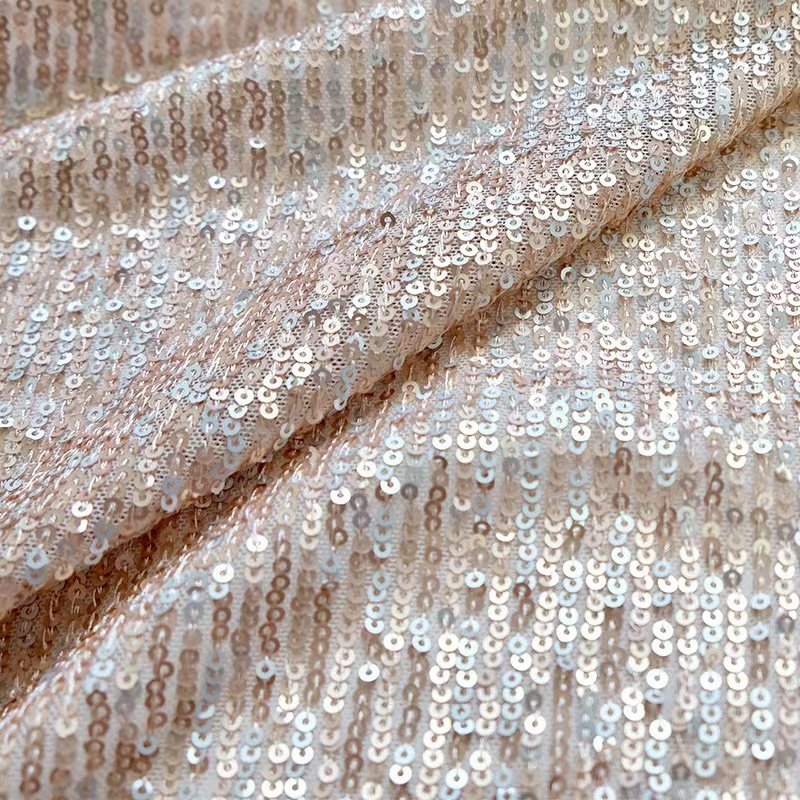 party wholesale dress decor custom welcome oem odm service embroidery stretchable elastic sequin fabric tassel sequin fabric