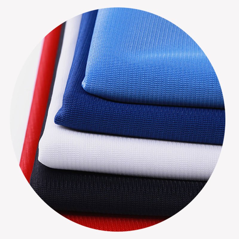 Spot Plain Cloth 140 G School Uniform Sports Suit fabric Edge Strip Toy fabric Warp Knitted fabric