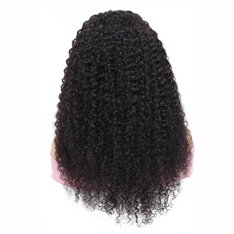 Cheap Quality Brazilian Virgin Human Hair Wigs Kinky Curly Lace Front Wigs For Black Women Natural Glueless Hd Lace Frontal Wigs