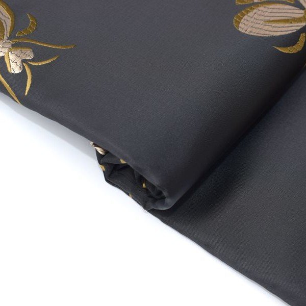 Latest design Lowest MOQ yarn dye soft insect satin brocade jacquard fabric for women dress