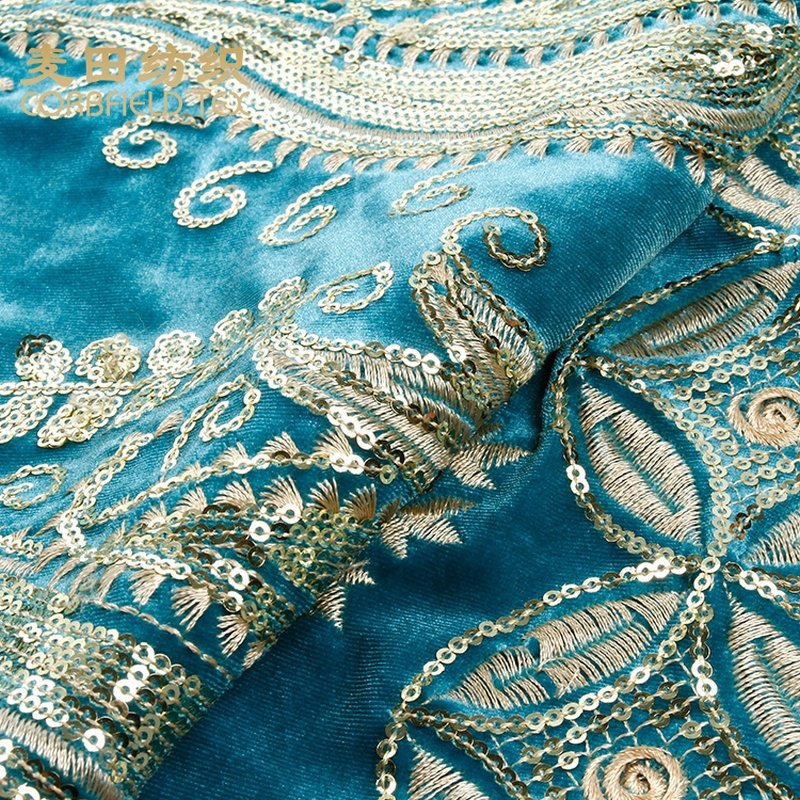 top 10 china supplier indian lace embroidery fabric
