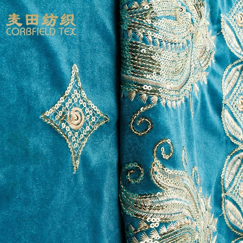 top 10 china supplier indian lace embroidery fabric