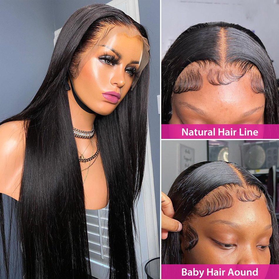 Yeswigs Peruvian Virgin Human Hair Lace Front Wig 360 Hd Lace Frontal Wigs Cheap Bone Straight Full Hd Lace Wigs For Black Women