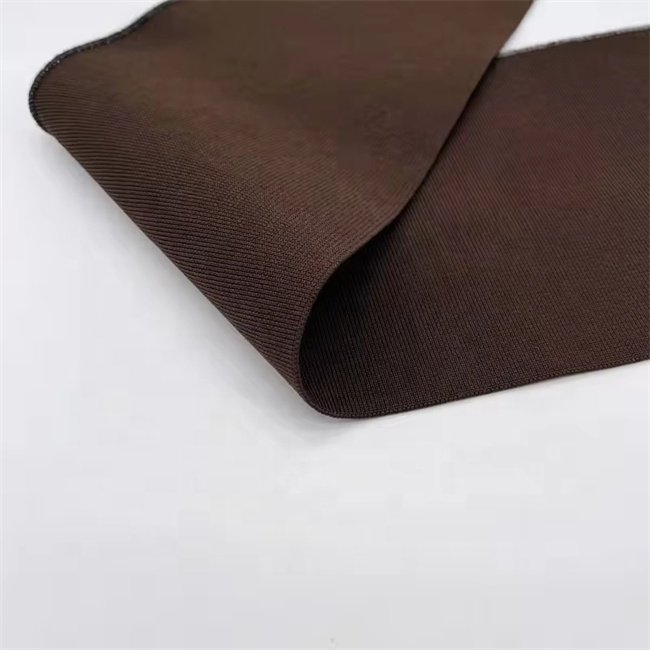 Custom Eco-friendly polyester ribbed collar, knit ribbed cuffs and bottom hem use in jacket
