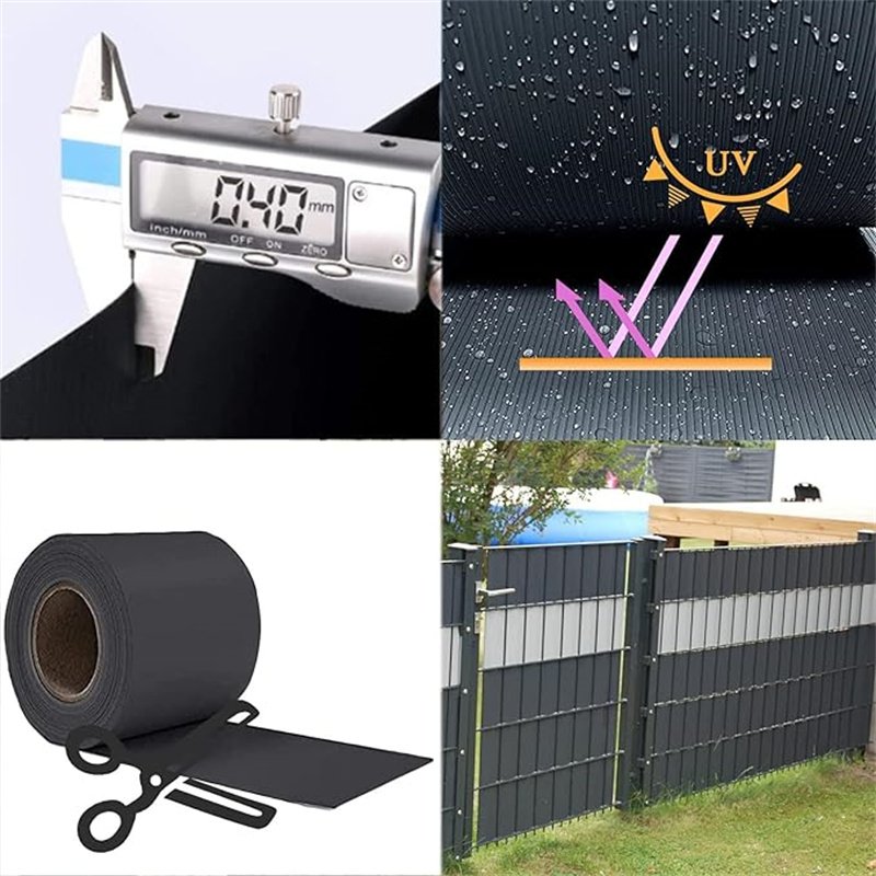 Easy Installation UV Protection PVC Garden Fence with 30 Clips PVC Fence Tape