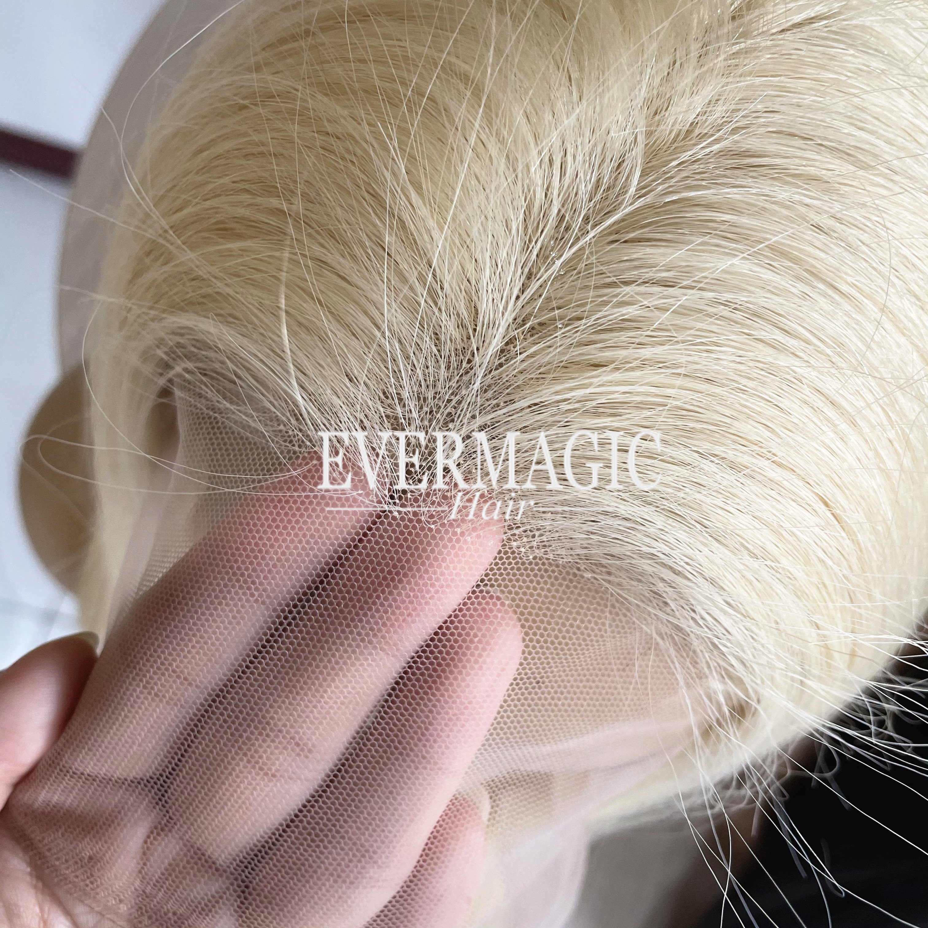 Factory Outlet Natural Hairline HD Transparent Lace Front Wigs Blonde Full Lace Human Hair Wigs with Baby Hair