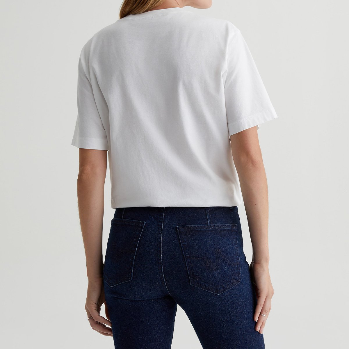 OEM/ODM Women's Boyfriend Cotton Tee - Soft Jersey Fabric, Slouchy Relaxed Fit, Versatile Everyday Wear, Easy-Going Neckline