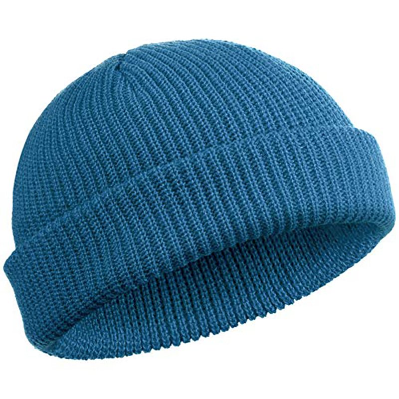 Wholesale Rib Knit Cuffed Winter Hip Hop Street Funky Docker Trawler Fisherman Beanie Hat Cap