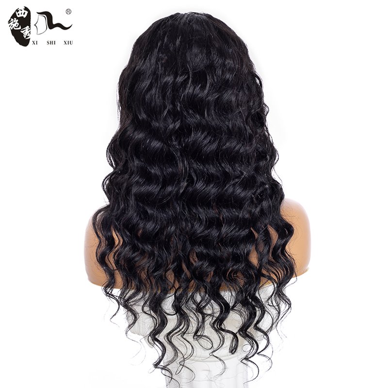 XISHIXIU HAIR factory direct human hair blend lace wigs 80%human hair blend human blend lace front wigs Janpan fiber
