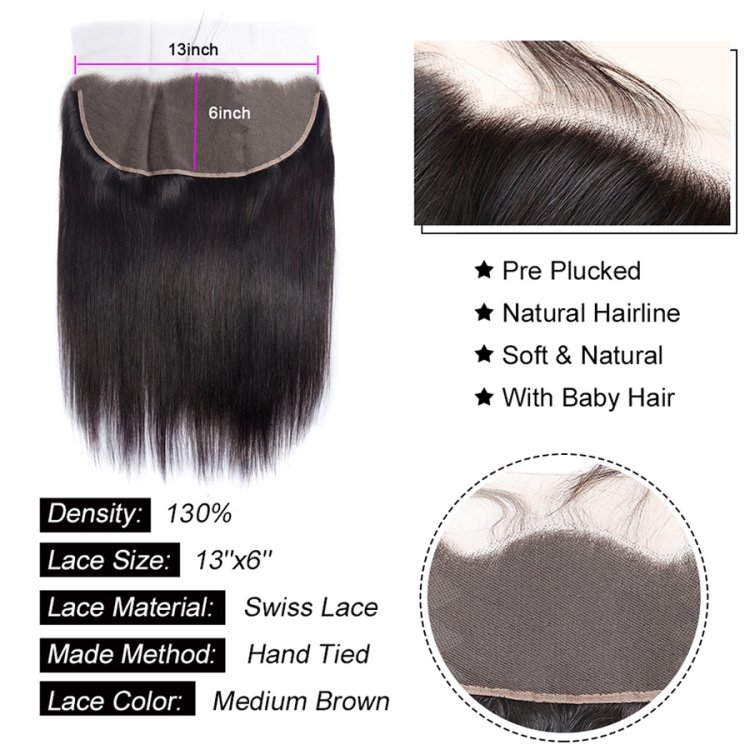 Wholesale Price Raw Virgin Peruvian Human Hair Invisible 13*6 7*7 4*1 13*4 Lace Closure Transparent Swiss HD Lace Frontal