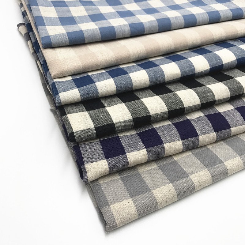 New arrival custom high density cotton linen fabric for dress