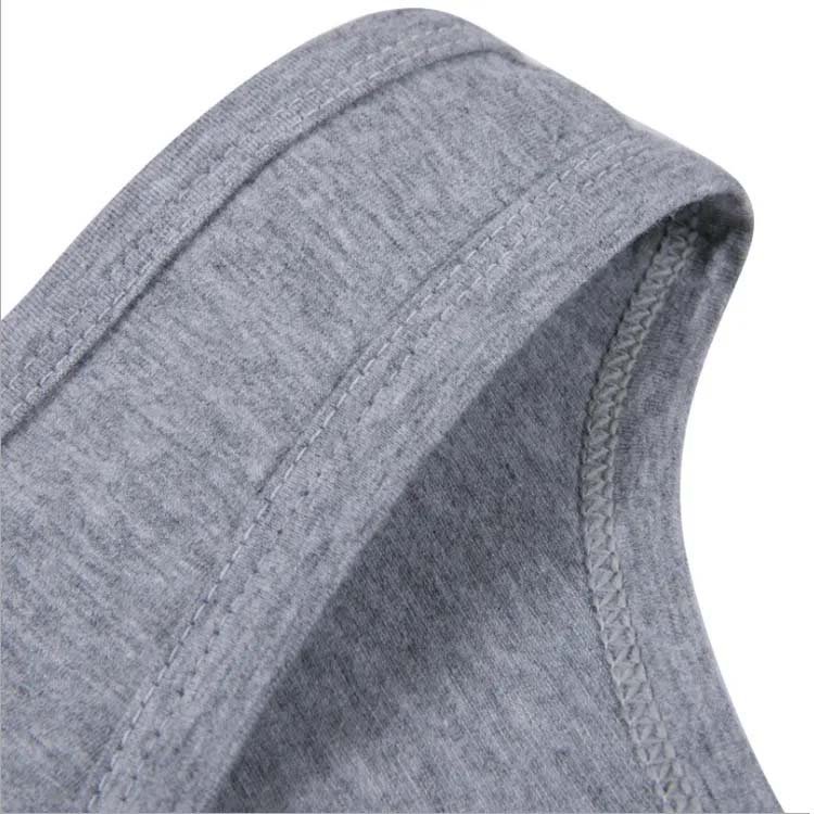 Custom Design 95% Cotton 5% Spandex Tight Tank Top Breathable Oem Slim Fit Tanks Undershirt