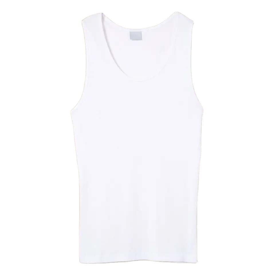 Custom Design 95% Cotton 5% Spandex Tight Tank Top Breathable Oem Slim Fit Tanks Undershirt