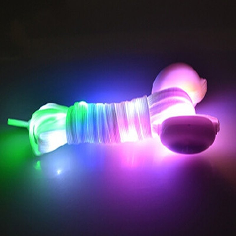 New fashionable led shoelace hot sale flashing led shoe lace fiber optic led shoe lace