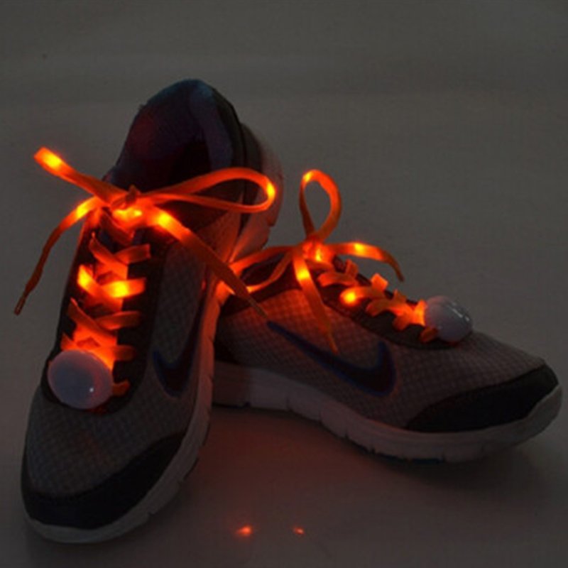 New fashionable led shoelace hot sale flashing led shoe lace fiber optic led shoe lace