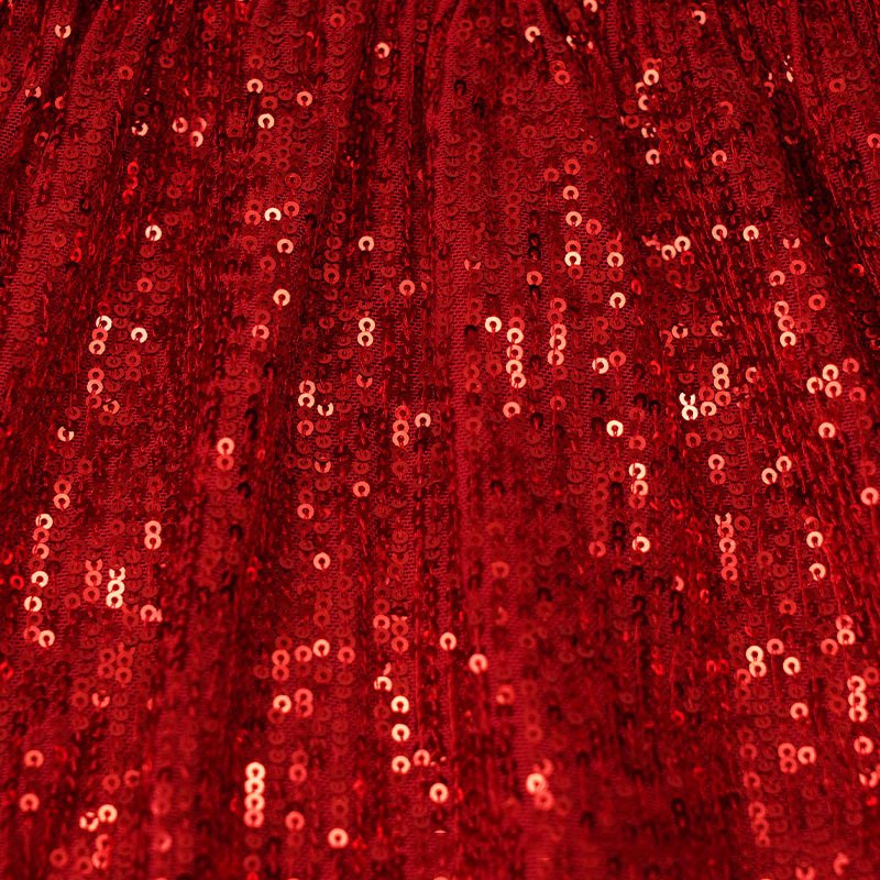 Wholesale Straight Multicolor Shiny 3mm Sequins Embroidery 4 Stretch Striped Mesh Sequin Fabric for Women Wedding Evening Dress