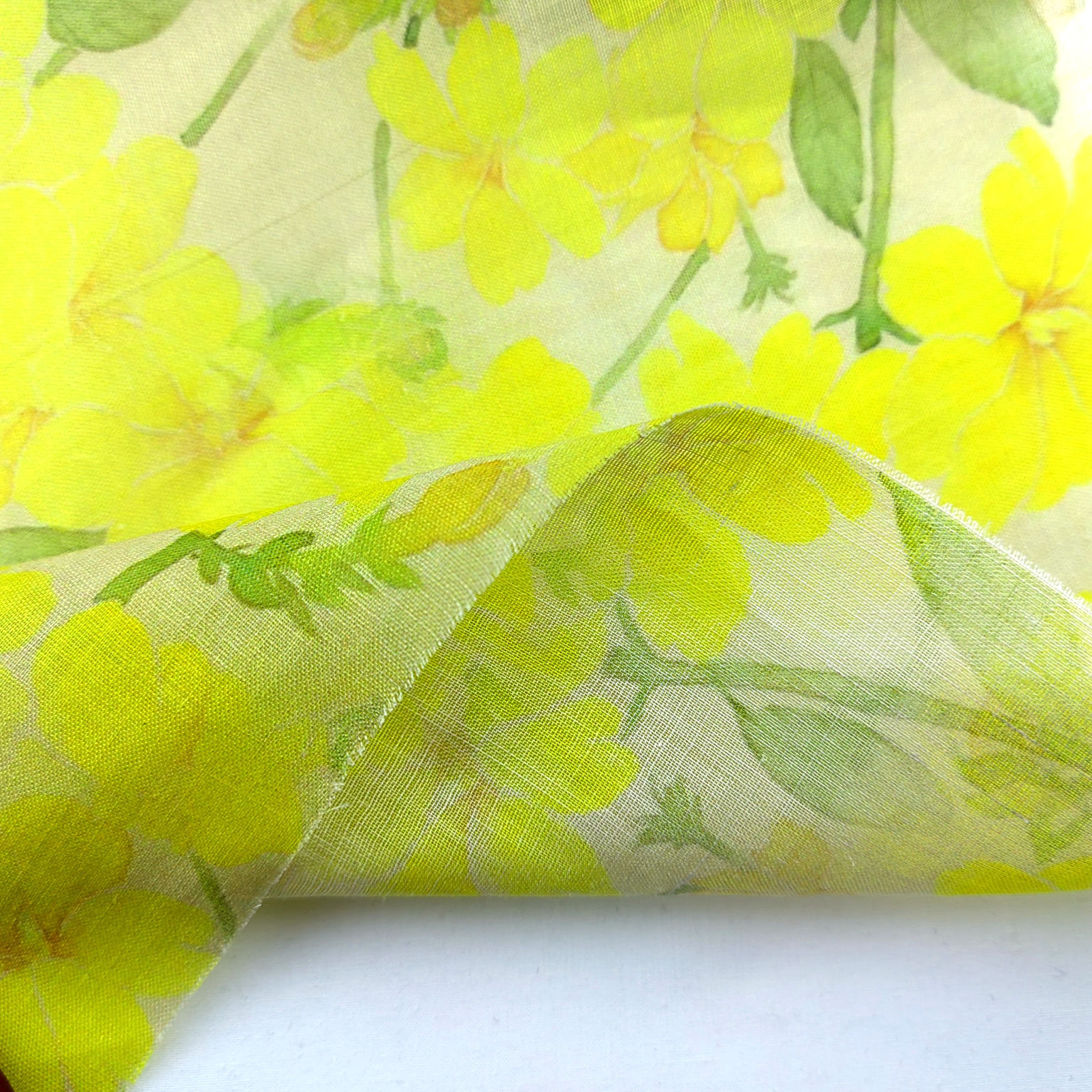 wholesale high quality summer red blue yellow floral print fabric 100% ramie linen fabric for girl's clothing