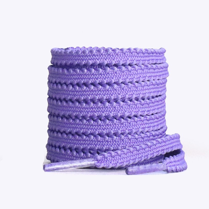 Yrunfeety New 120/140/160CM Flat Sawtooth Shoe Lace 6MM Serration Shoelace 15 Colors for Sport Rope Shoe Laces for Running Shoes