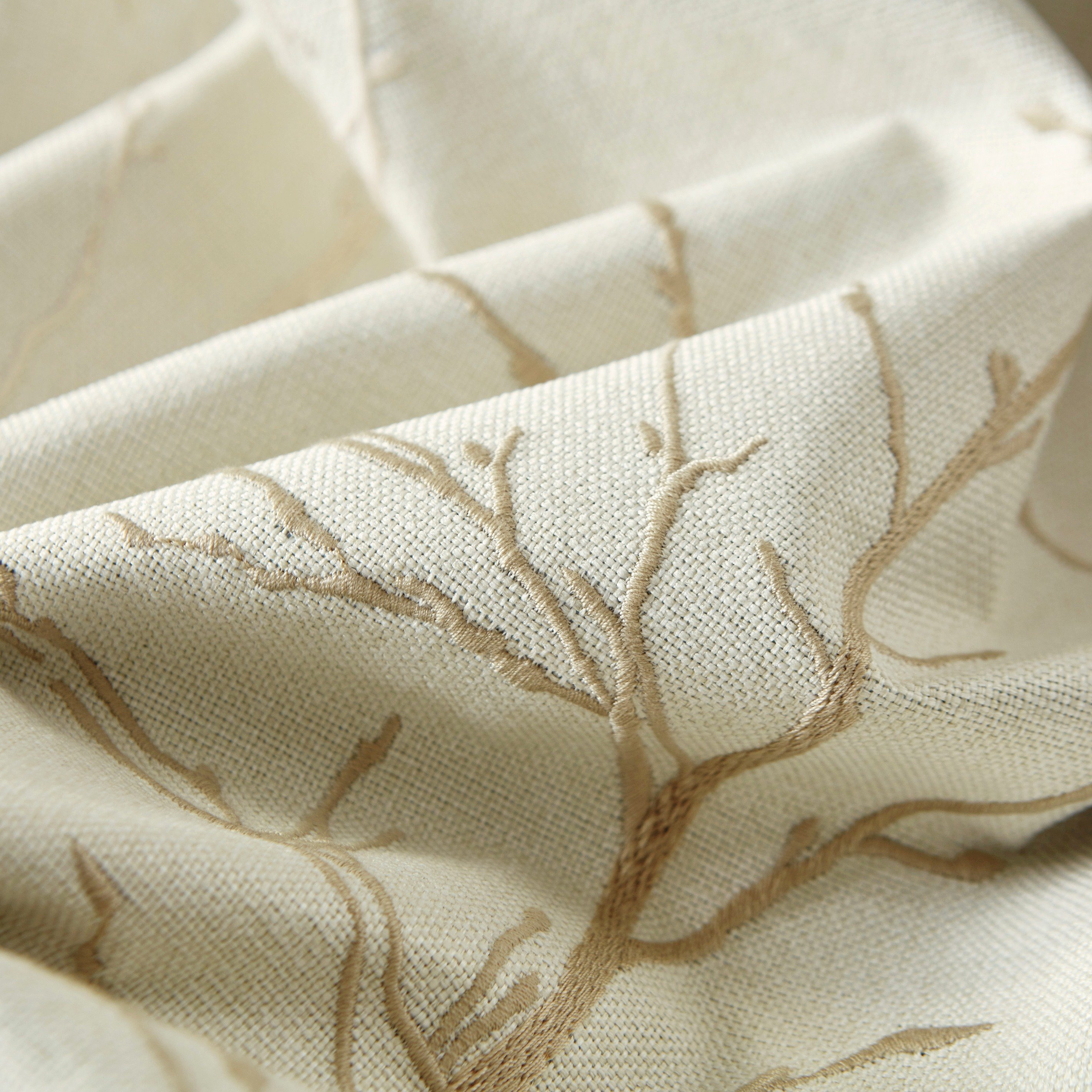 320cm width full blackout curtain fabric linen blackout for wholesale