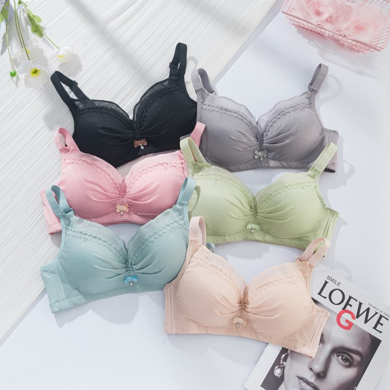 New comfortable breathable lace sexy thin cup without underwire siil summer underwear women