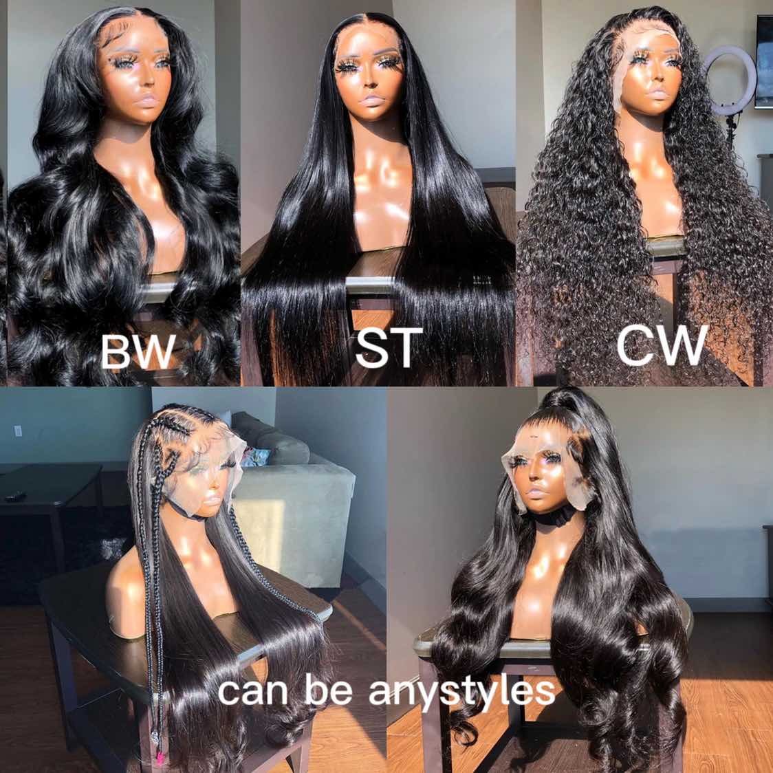 Wholesale 13x4 Transparent HD Lace Front Wig Supplier,Water Wave Virgin Lace Frontal Wig,High Quality Lace Wigs for Black Women