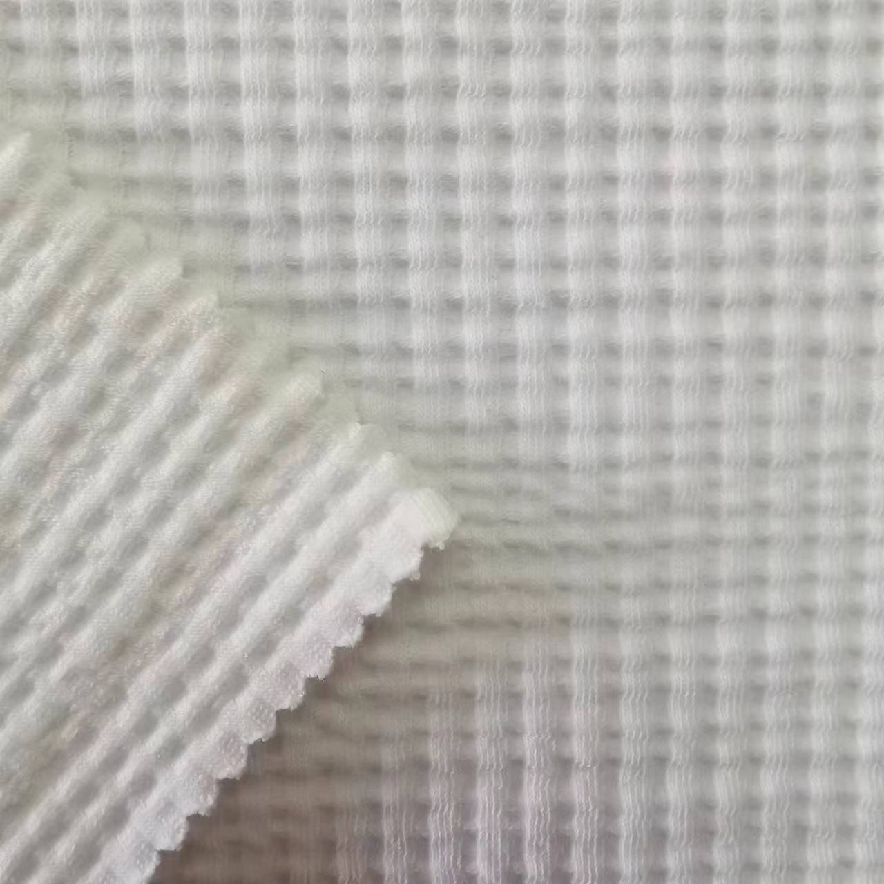Spandex Fabric Elastic Knitted Sweater Wholesale China Manufactured Organic Cotton Rib Knit Stretch Fabric Weft T-shirt Lingerie