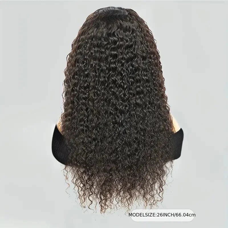 Deep Wave 13x4 Transparent lace Frontal Wig 30 Inch Curly Lace Front Human Hair Wigs For Black Women Pre Plucked Brazilian Hair